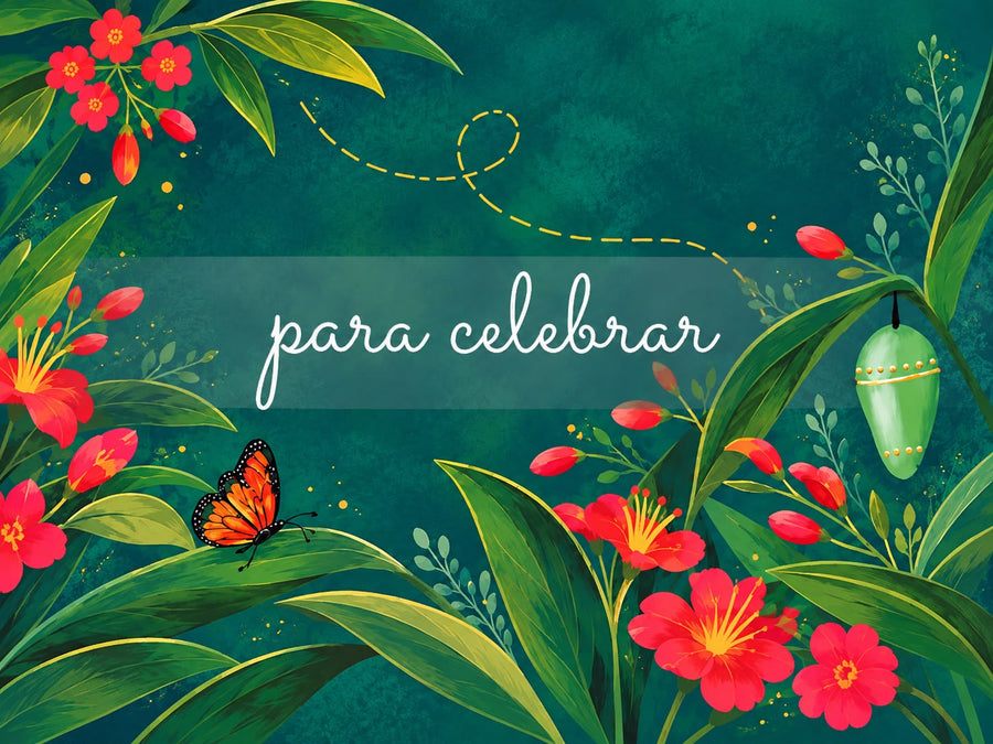 Regalo con mariposa